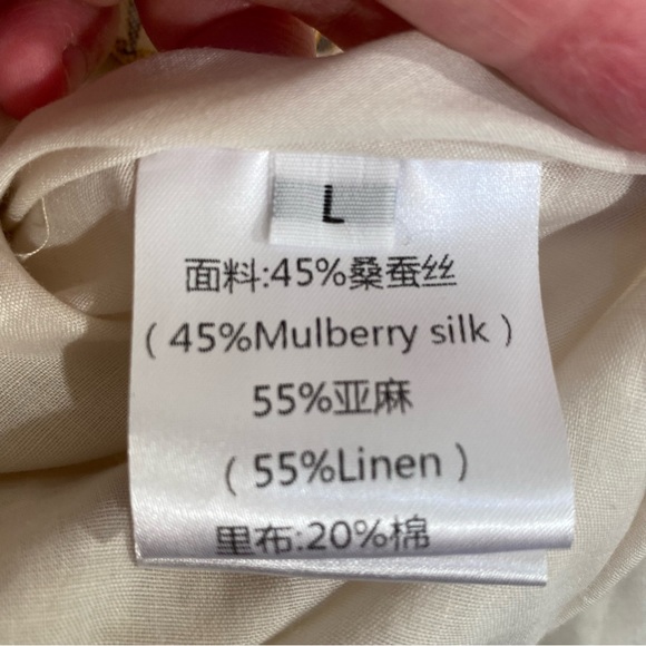 ASM ANNA Mulberry Silk blend Floral dress size L - Picture 15 of 16